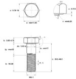 Black Dacromet 8.8 Grade Carbon Steel Hexagon Bolts-Fully& Partially Threaded - Image 3